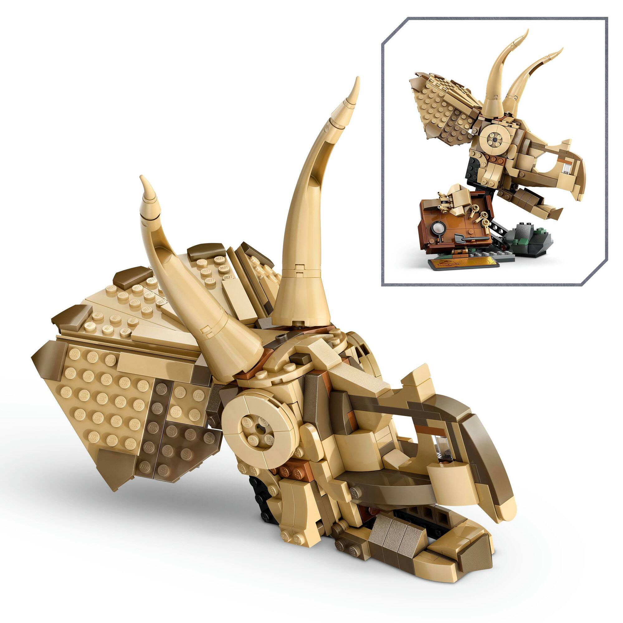 LEGO® Jurassic World Dinosaur Fossils: Triceratops Skull Model Set 76969